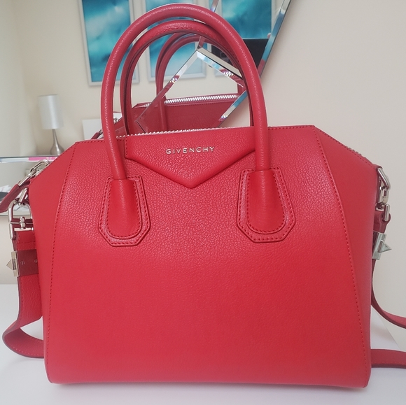 Givenchy Handbags - GIVENCHY ANTIGONA RED, Medium